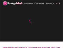 Tablet Screenshot of flamingolabel.com